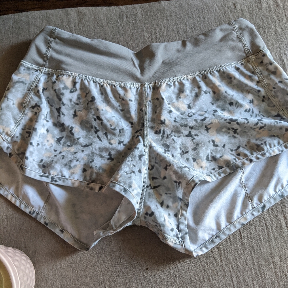 limited edition Lululemon 3way speed shorts